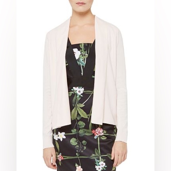 Ted Baker Faiyly Pale Pink open cardigan size 0 (XS) - Picture 5 of 15